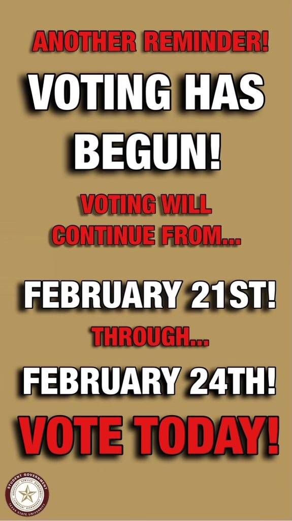 TXST Student Government (@txstsg) on Twitter photo 