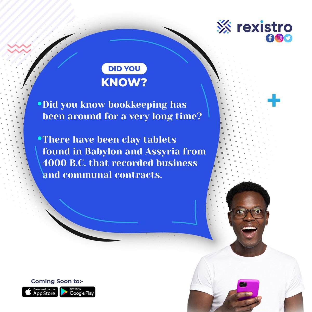 Fun fact! 

rexistro.com/waitlist

#bookkeeping #accoutingmadeeasy #finance #rexistro