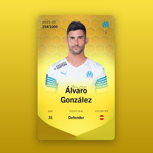 ActuOM___'s tweet photo. 🎁JEU CONCOURS 

Avec @RzhSorare, on vous fait gagner une carte Sorare d'Alvaro Gonzalez ! 

▪️ Pour participer c'est simple :
▶️RT + FOLLOW @RzhSorare et @ActuOM___ 

T.A.S le 25 février / Bonne chance à tous ! 🍀

#Sorare #TeamOM #NFTGiveaway #NFTCommunity #TeamParieur #OM https://t.co/1kntTT9stb