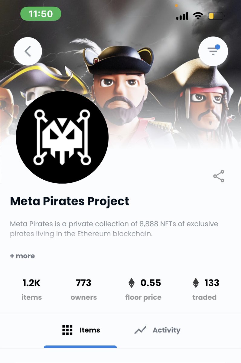 Meta Pirates NFT tweet media