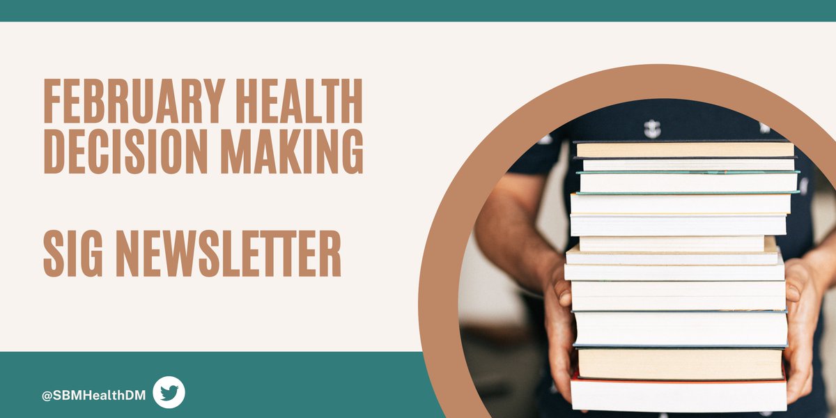 SBM Health Decision Making and Communication tweet media