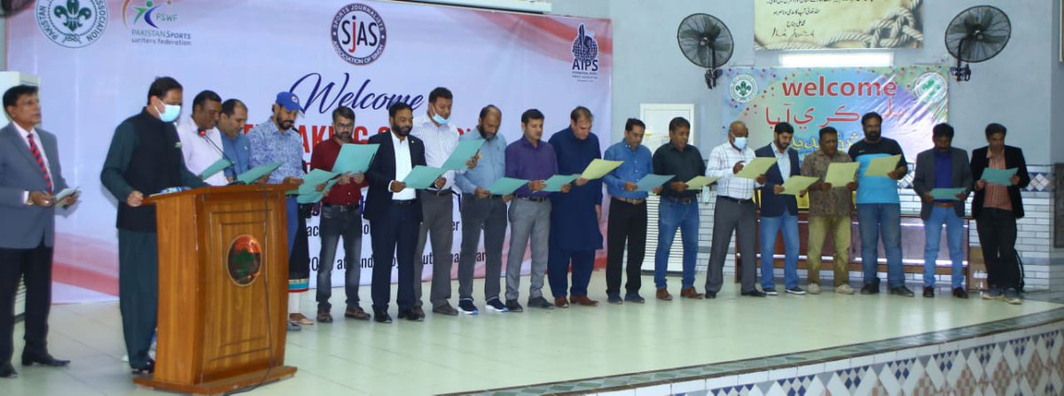 AkberAJaffri's tweet photo. Oth Taking Ceremony of newly elected body of Sports Journalist Association of Sindh..
#SJAS #Sports #Sindh #Karachi https://t.co/yQkh1R9Ag5