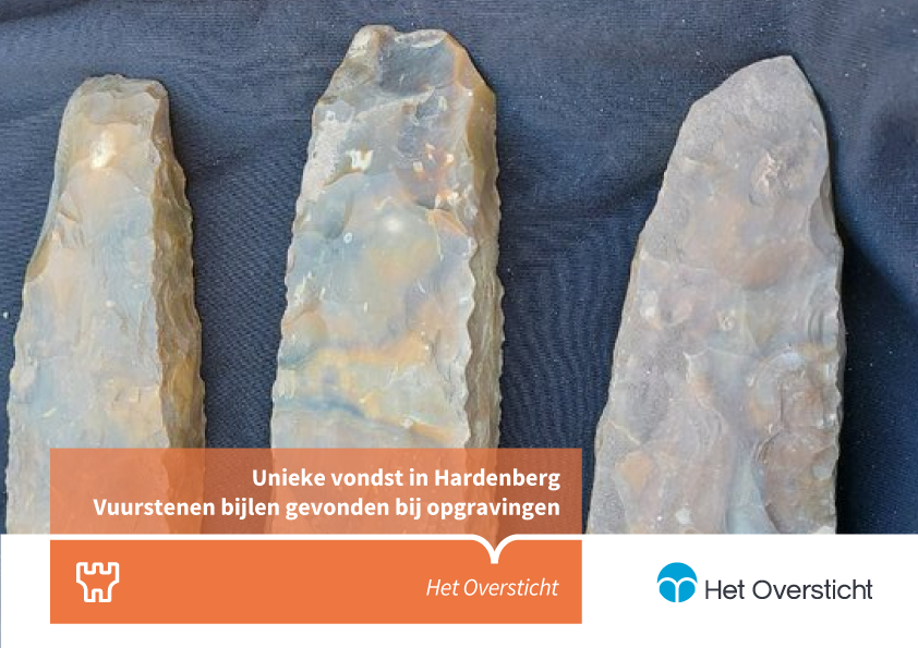 Bij opgravingen in Collendoorn zijn drie grote vuurstenen bijlen gevonden. De bijlen komen uit de Trechterbekerperiode (3400-2750 voor Christus). Het gebeurt bijna nooit dat zulke vondsten worden gedaan bij archeologisch onderzoek.
hetoversticht.nl/actueel/nieuws…