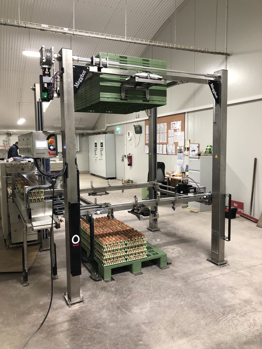 Another happy customer! This meggson pallet stacker was installed 2 weeks ago in co.Monaghan. 
Working a treat! 😎

For more info don’t hesitate to call us on 07858870066 or email info@eggtekltd.com