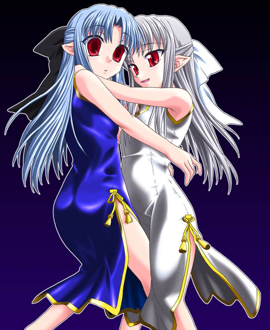 チャイナドレスΣφ三φ三φ三φ(:3」∠)_こう・・・一定周期で描きたい発作が#月姫 #Fate 