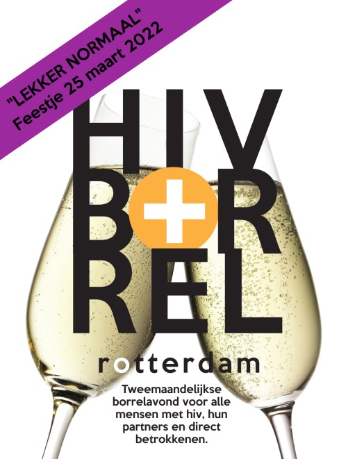 25 maart : zet 'm in de agenda - #gezondheid! #hivborrelrotterdam #hivborrel  
#hiv