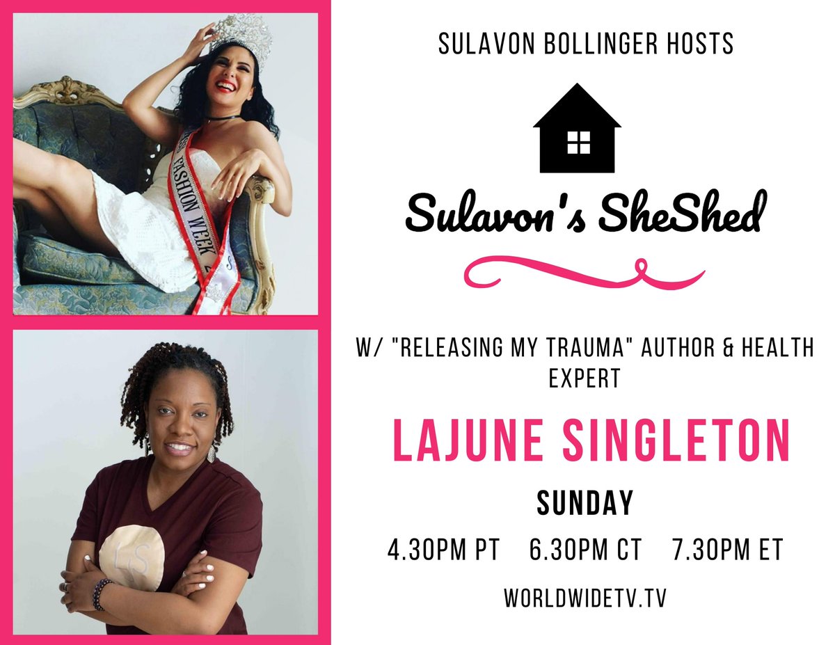 TSheshed's tweet photo. Watch #LaJuneSingleton on SUNDAY; FEB 27, 2022 on https://t.co/5jvqZGUyAY 

@WWTV_Network @Womenontv @ConnectYouToday @jonshar @Jeff2491 

#wwtvn #wotv #ict #sheshed #releasingmytrauma https://t.co/15T5V3UYfq