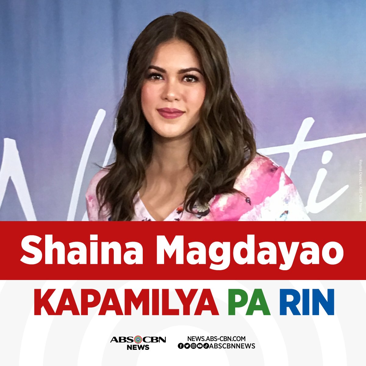 ABSCBNNews's tweet image. Certified Kapamilya pa rin ang aktres na si Shaina Magdayao. #KapamilyaStrong2022 ❤️💚💙

BASAHIN: news.abs-cbn.com/entertainment/…