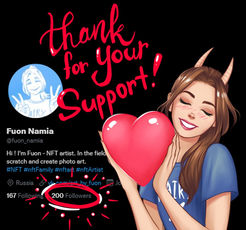 fuon_namia's tweet photo. Thank you for your subscriptions and retweets friends!🥰🌟 Your support inspires me! https://t.co/1JNbOyJtFR