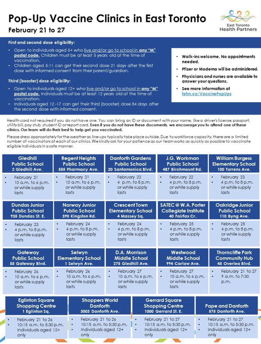 Happening this week! Thanks <a href="/MGHToronto/">Michael Garron Hospital</a> for setting up these clinics in our area. #tdsb <a href="/LC4_TDSB/">Learning Centre 4</a> <a href="/npersaudLC4/">NadiraPersaud-FOS14/LC2</a> <a href="/aarts_michelle/">Michelle Aarts</a>