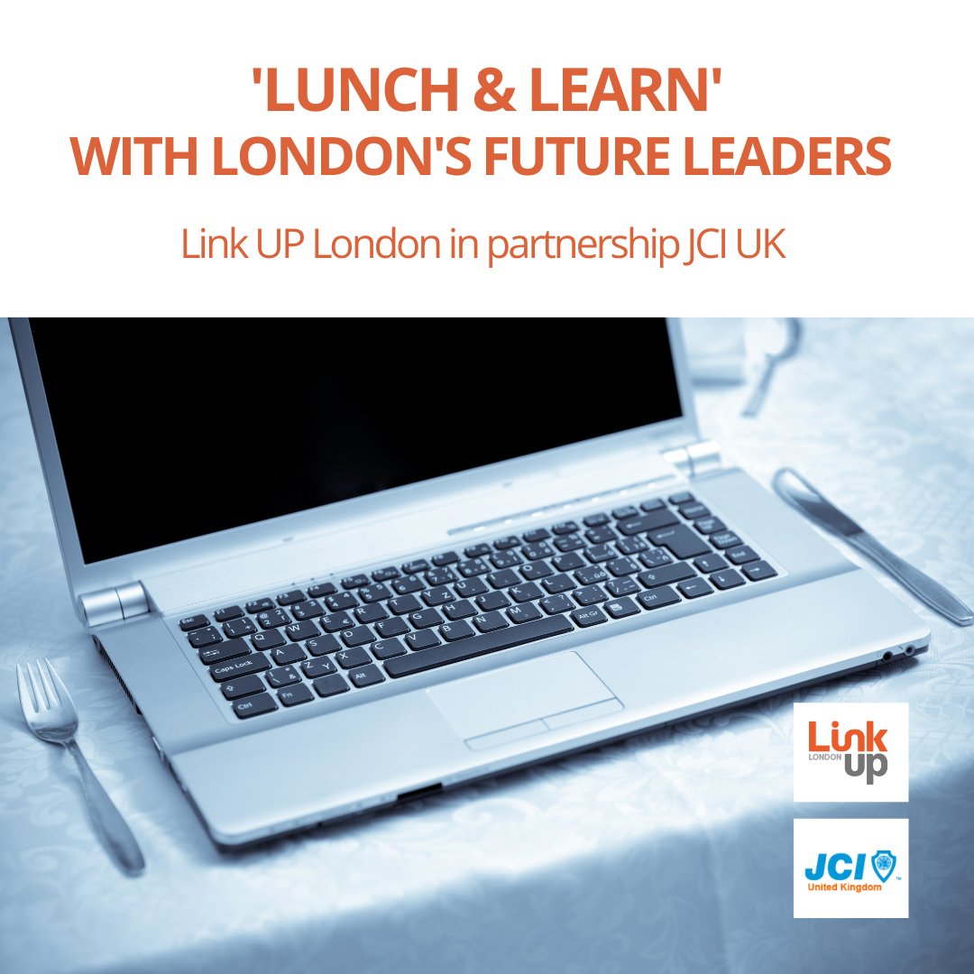 LinkUpLondonUK's tweet photo. We're delighted to launch our new FREE #LunchandLearn series in partnership with @JCI_UK.  Over your lunchbreak learn about social media, storytelling, cashflow &amp; budgets, running #onlineevents, and more topics coming. Event prog &amp; sign up here https://t.co/ZPqQLQGRao  #charities https://t.co/M7y5zvkfDi
