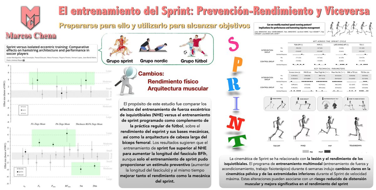 psportacademy's tweet photo. El #Fútbol y la #velocidad 👉 mental y física.
🏃‍♂️🏃‍♀️ ¿Trabajas bien el #sprint en la planificación de tus sesiones de #entrenamiento?
☝️ Esta información vía @MarcosChenaSin te interesa 😉

#PreparacionFisica #EducaciónFísica #PF #PreparadorFisico https://t.co/SHr9pZexLA