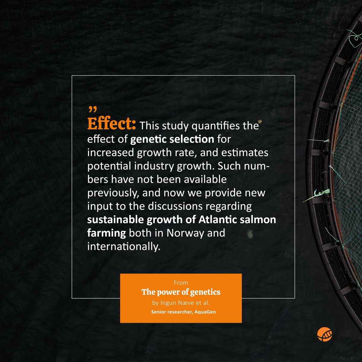 AquaGenOfficial's tweet photo. THE POWER OF GENETICS
Our latest #study investigates the impact of 50 years of balanced genetic selection on growth and productivity of the Norwegian Atlantic #salmon industry.  

Scientific article @ Science Direct https://t.co/VdEEvoMK0E

#aquaculturejournal #genetics #science https://t.co/x35iCVPeMe