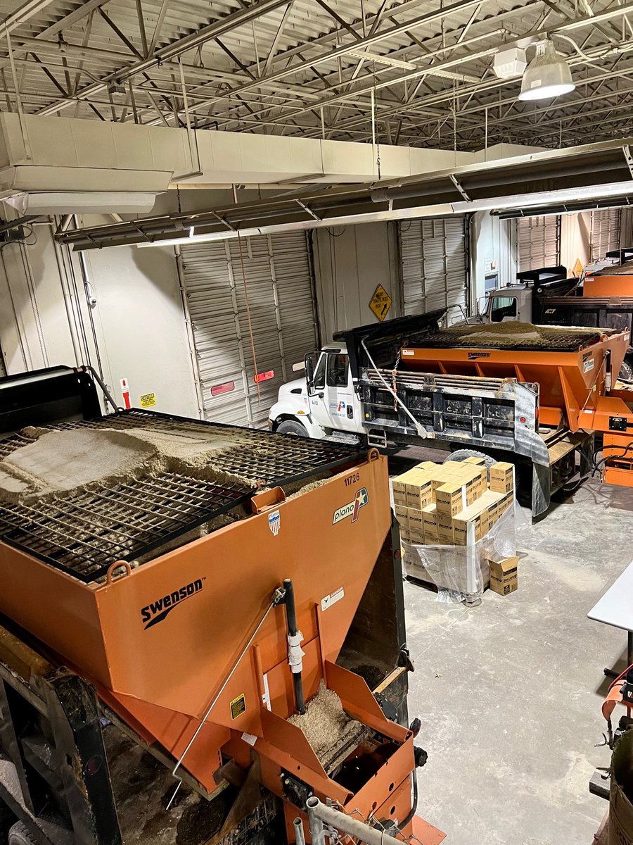 Your Plano Public Works team is on the roads, scouting for slick areas - especially around bridges. 

Roads look ok right now. Drive carefully! Remember elevated surfaces freeze first. 

The team will continue evaluating and our sanding team is ready to go.