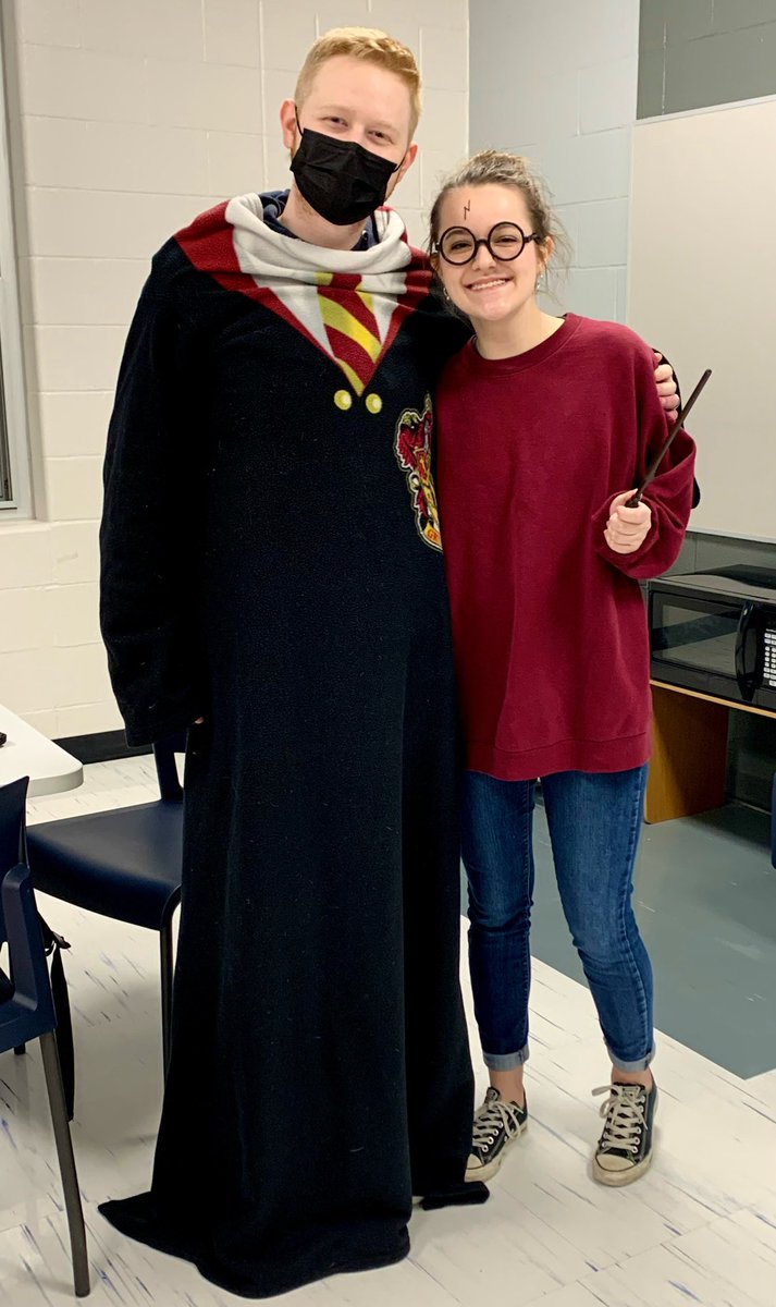 WCHSWolves's tweet image. Jonah Leech and Emily Myers in their Harry Potter best  #WCconnects #LoveWC 
@WCHS_AP @WestCler