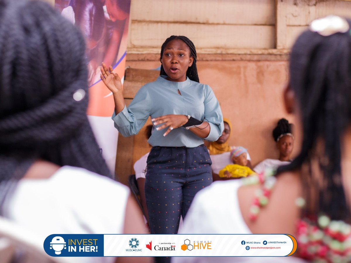 KumasiHive's tweet photo. Y'adwuma yi, ɛso wɔ nfasosoɔ - to wit, our work is profitable. This is the mantra for the Suame-Maakro Frafra Seamstress Apprentices Association.
They re-echo the message we have been carrying across via our Advocacy Campaigns that TVET Careers are profitable.
#INVESTProject https://t.co/1lGNPob8vk