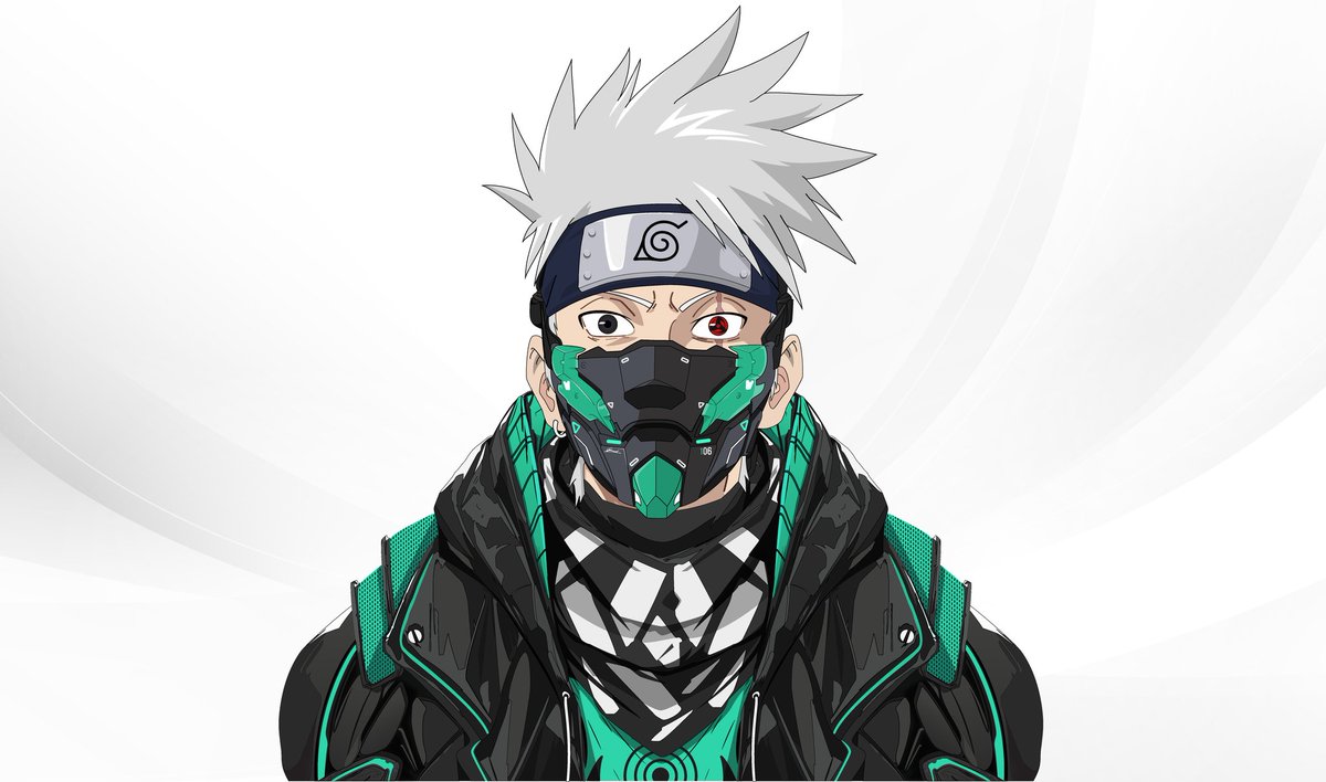 Ifty91's tweet photo. Took some inspiration &amp;
Tried some combination.✌️
#kakashi_Hatake
#adobeillustrator https://t.co/26QHri0DQm