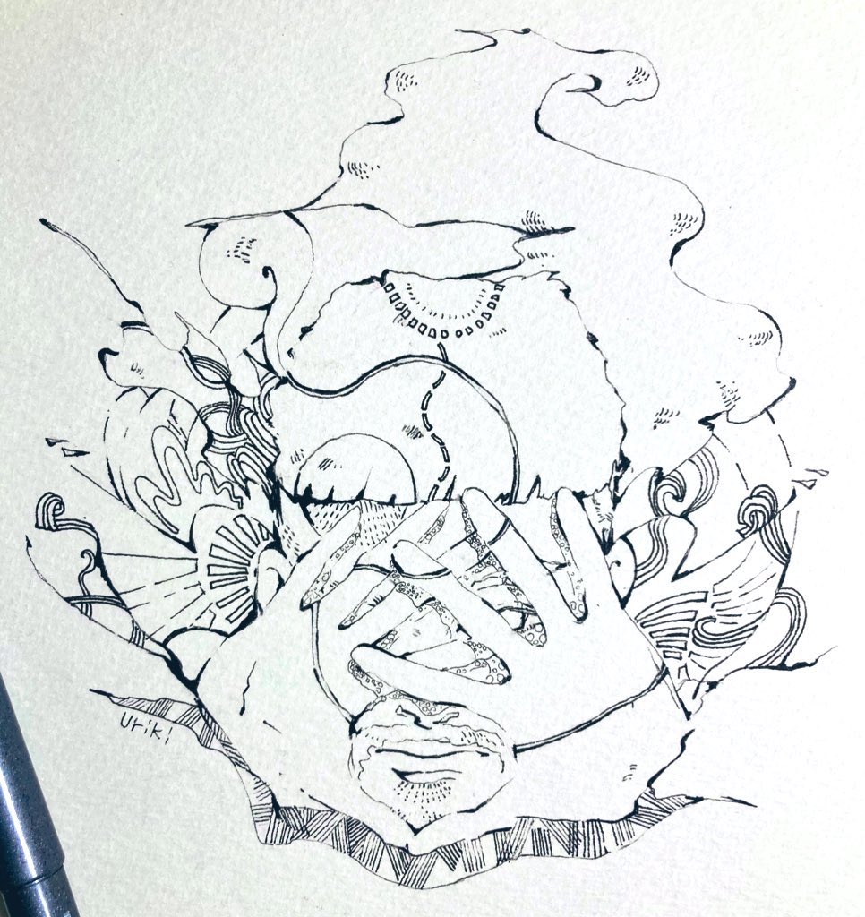 Uto91321864's tweet photo. Reeps Oneのインスタのある投稿で、描いてもいいですか?と聞いたら、of courseと返ってきて発狂したので大切に描こう✍️
#線画
#ReepsOne
#イラスト https://t.co/rKDFWU6UeJ