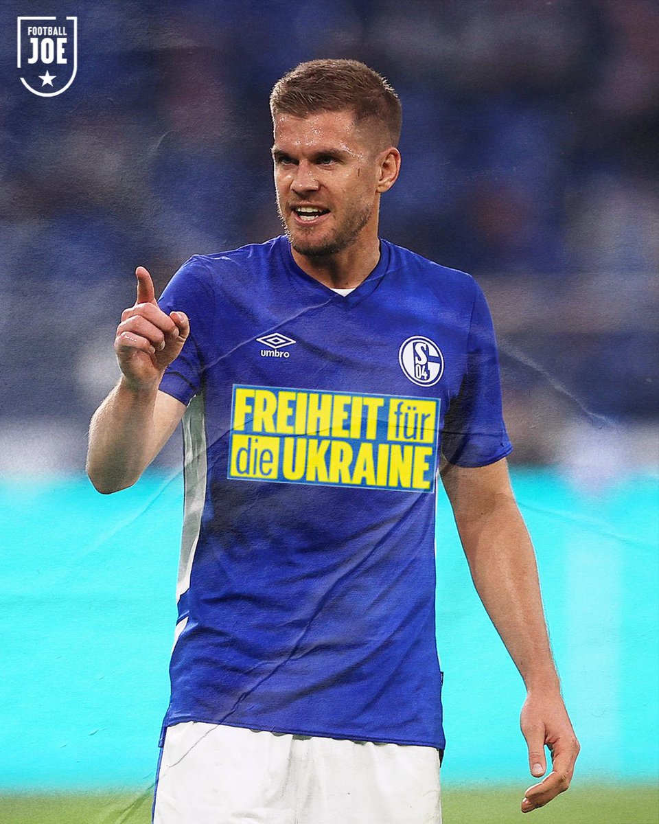 FootballJOE's tweet photo. In some interesting news from Germany, BILD are refusing to show Schalke's Russian shirt sponsor Gazprom in their paper or on their website, instead replacing the logo with a "Freedom for Ukraine" message https://t.co/i8LWBNrEuY