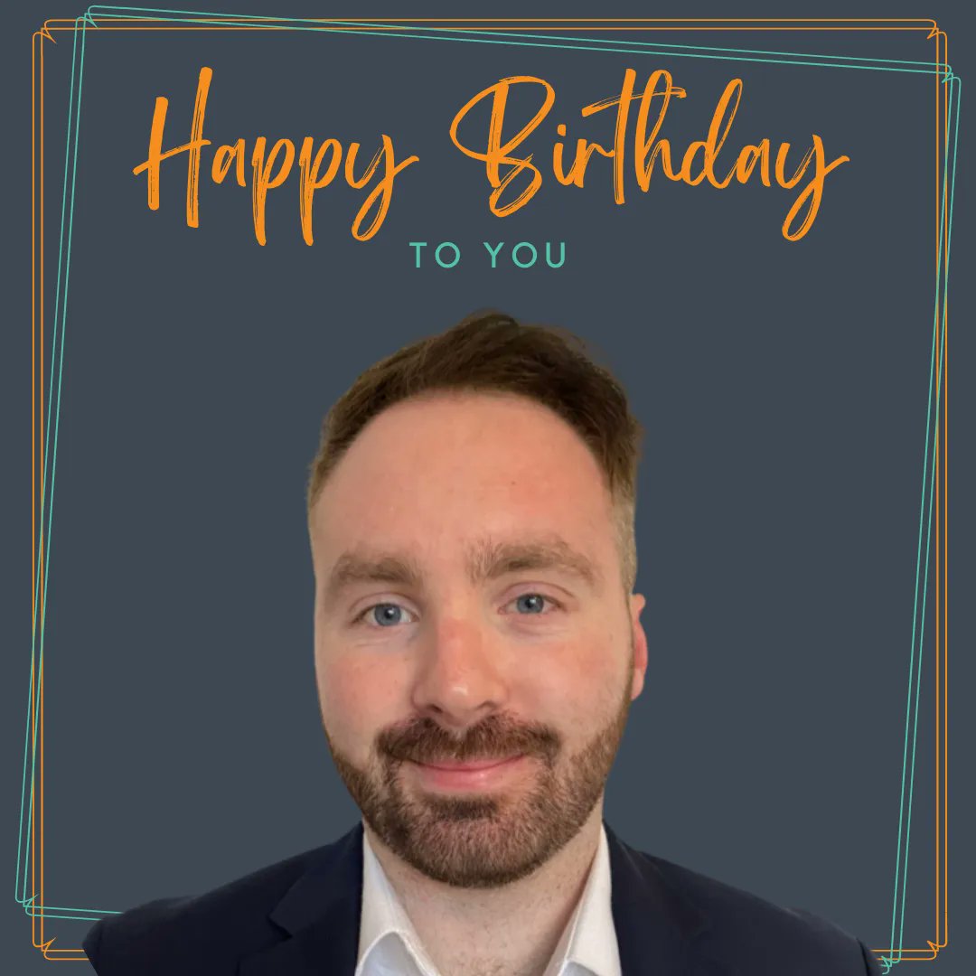  Many Happy Returns to our Head of Operations, Dean Smith, who is celebrating his birthday this week 