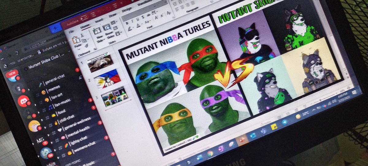 7992Cookie25's tweet photo. I proudly present my compilation of MSC Artworks I made using Powerpoint. As an avid fan of this project, I really enjoy creating artworks and spreading positivity to MSC community
 
"Don't be afraid to fail but instead embrace revisions"

@MutantShibaNFT https://t.co/5SsSb2GY19