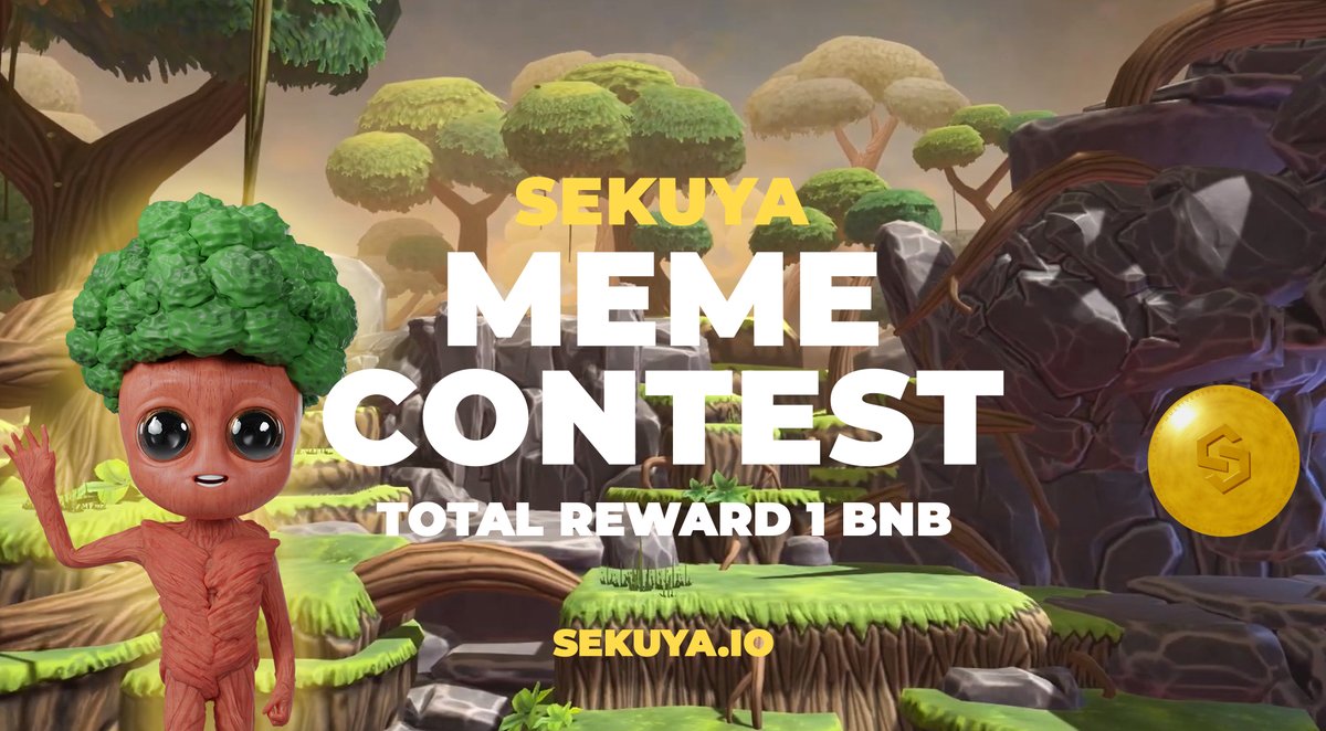 $SKUY 1 BNB MEME CONTEST! 🌴

1. Create original meme about Sekuya, Multiverse, Crypto, using word: SEKUYA
2. Share to twitter, use #Sekuya #SKUY #Metaverse #Metafi tag <a href="/sekuyaofficial/">SEKUYA ✦</a> <a href="/binance/">Binance</a>

WINNER: 
#1 0.5 BNB #2 0.3 BNB #3 0.2 BNB

Deadline: 4 Mar 12.00 UTC. GOOD LUCK!
