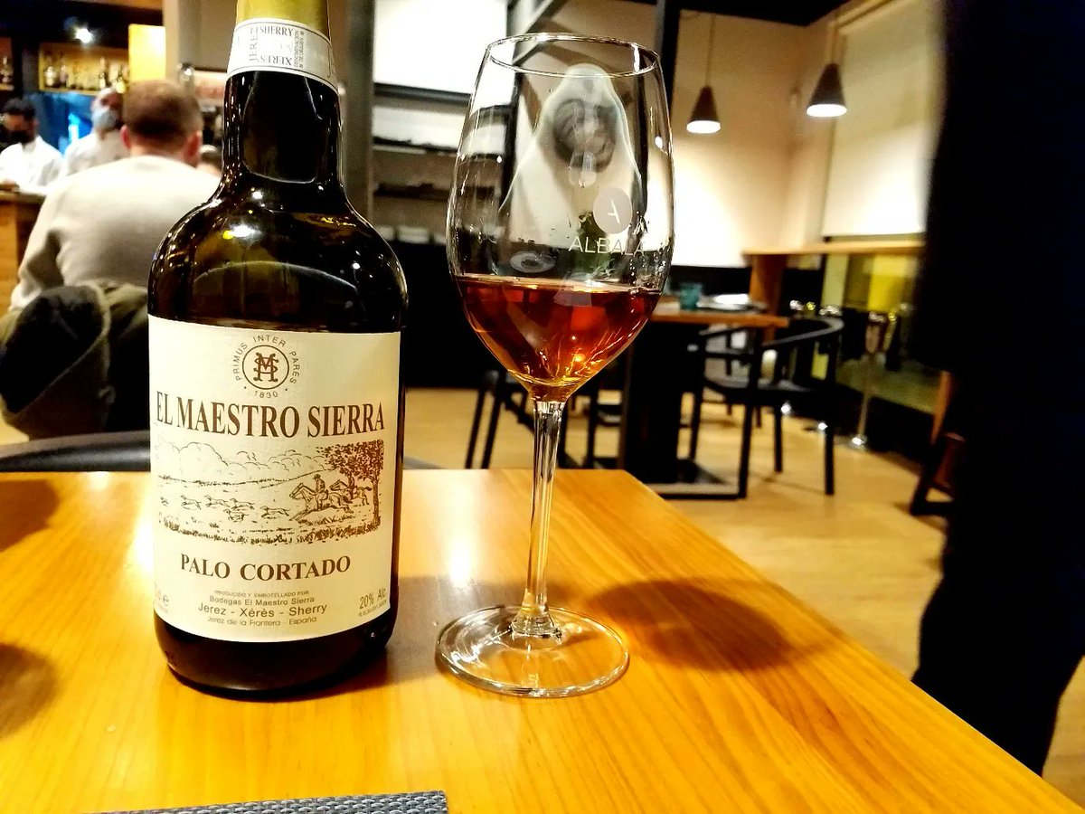 Wine Casual (@winecasualhq) on Twitter photo El Maestro Sierra Palo Cortado Sherry – Palo Cortado Royalty in Your Glass. 97 Points. buff.ly/3BxKMtD <a href="/MaestroSierra/">El Maestro Sierra</a> <a href="/SherryWinesUS/">Sherry Wines US</a> @sherrywines #palocortado #sherry #sherrylover #sherrywine #copajerez El Maestro Sierra Palo Cortado Sherry – Palo Cortado Royalty in Your Glass. 97 Points. buff.ly/3BxKMtD <a href="/MaestroSierra/">El Maestro Sierra</a> <a href="/SherryWinesUS/">Sherry Wines US</a> @sherrywines #palocortado #sherry #sherrylover #sherrywine #copajerez