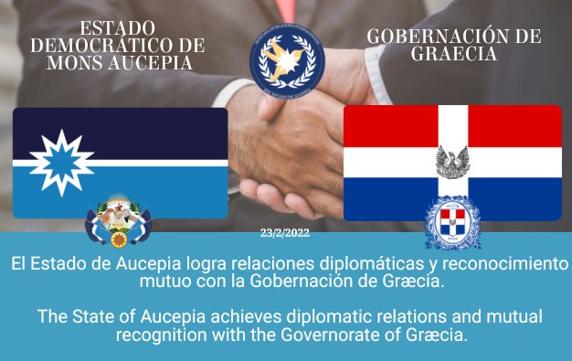 Aucepia's tweet photo. We are happy to announce that we managed to form diplomatic relations with the Governorate of Græcia.
@graeciagov
#micronations https://t.co/Sj2dQwdC6T