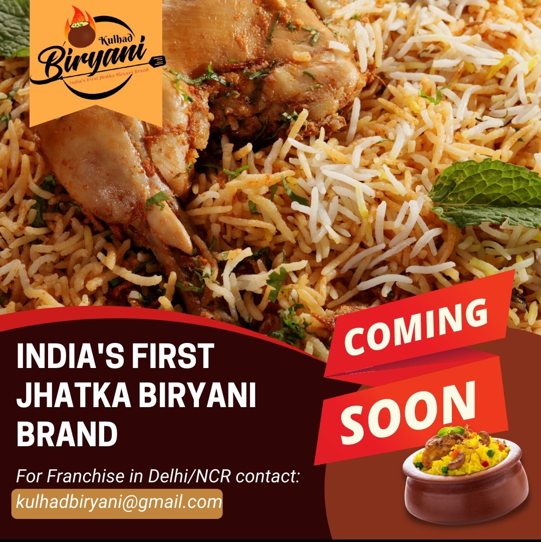 TajinderBagga's tweet photo. Launching next month. please follow and support @KulhadBiryani https://t.co/HlK6w6gGbK