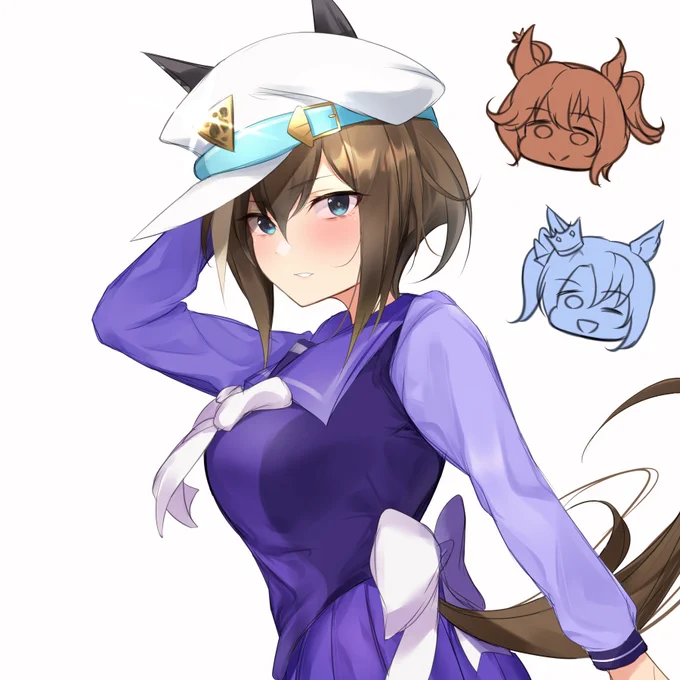 帽子の子、良い。
#ウマ娘 