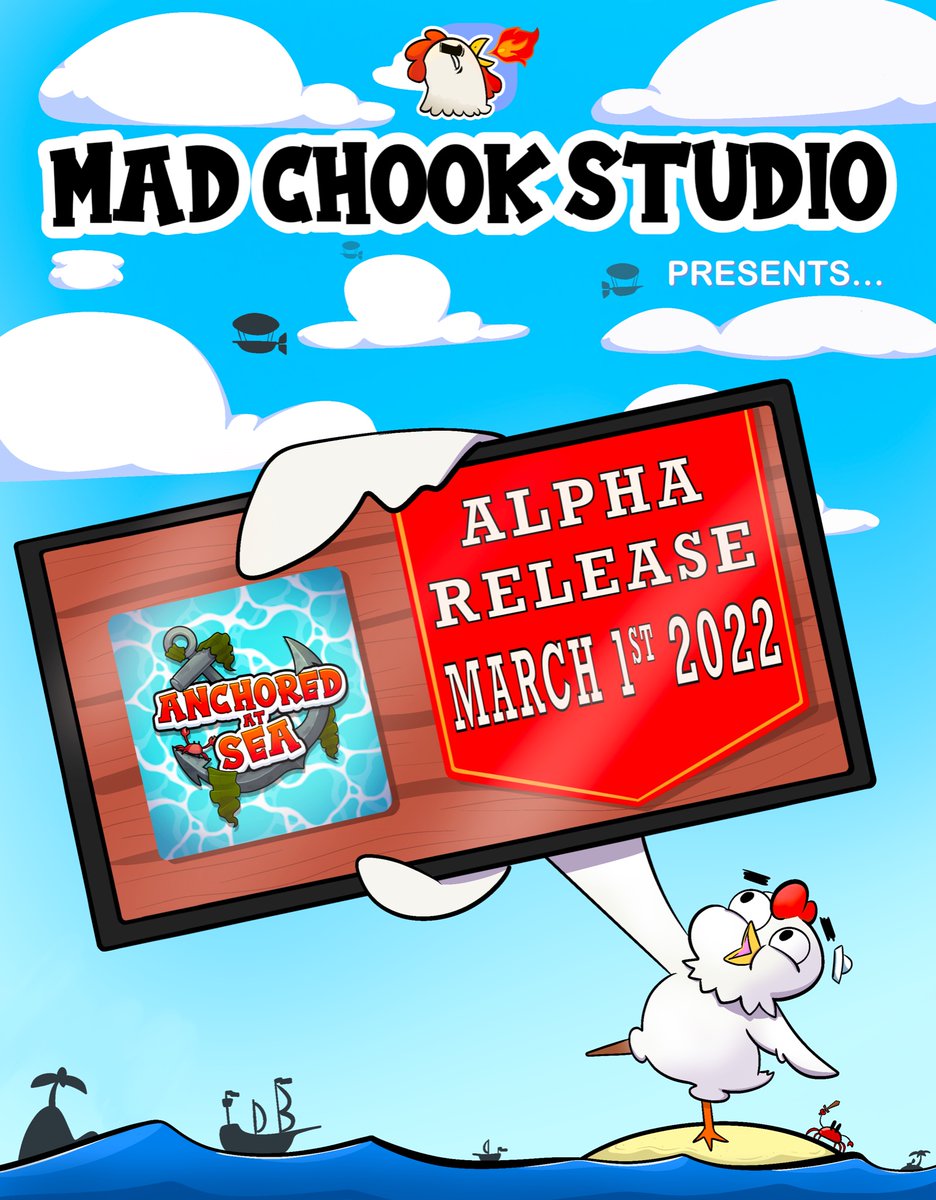 1st of March is our offical alpha release date for Anchored at Sea! Can’t wait to catch you in our next fleet battle 🏴‍☠️🏴‍☠️

#indiegame #IndieGameDev #indiegamedeveloper #mobilegaming #alpharelease #pirates