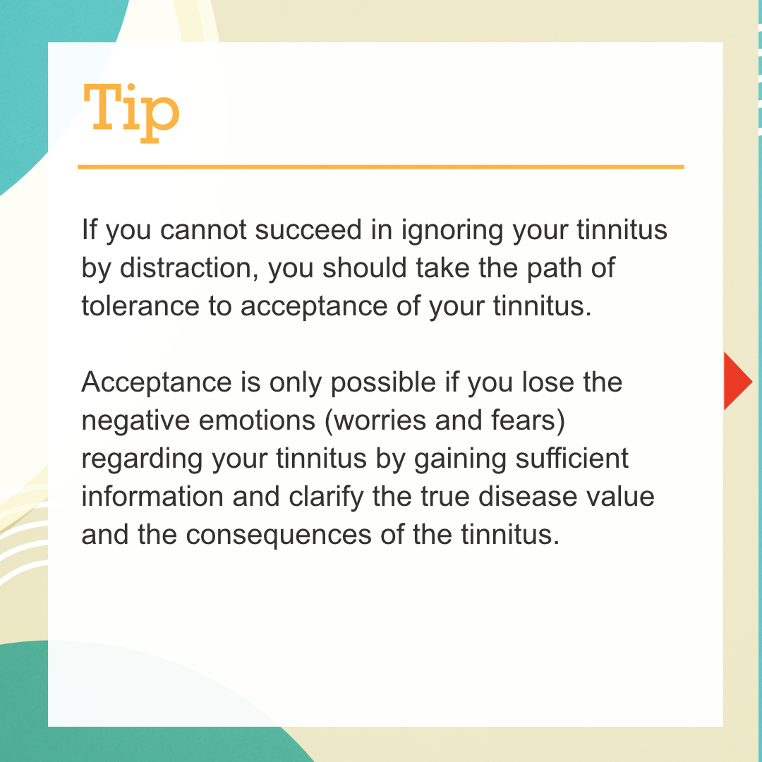 Tinnitus_Sci's tweet photo. 😀#TinnitusTips by #tinnitusscience
👉 Accept your tinnitus by tolerating it!
👍A tip by @ESITProject
#Tinnitus #TinnitusTipps #TinnitusHilfe #Ohrgeräusche #LebenMitTinnitus #HNO #Schwerhörigkeit #Hyperakusis #MorbusMenière #Hörschutz #Hörgerät #Hörsturz #PatientenEmpowerment https://t.co/0EPKlHzSYb