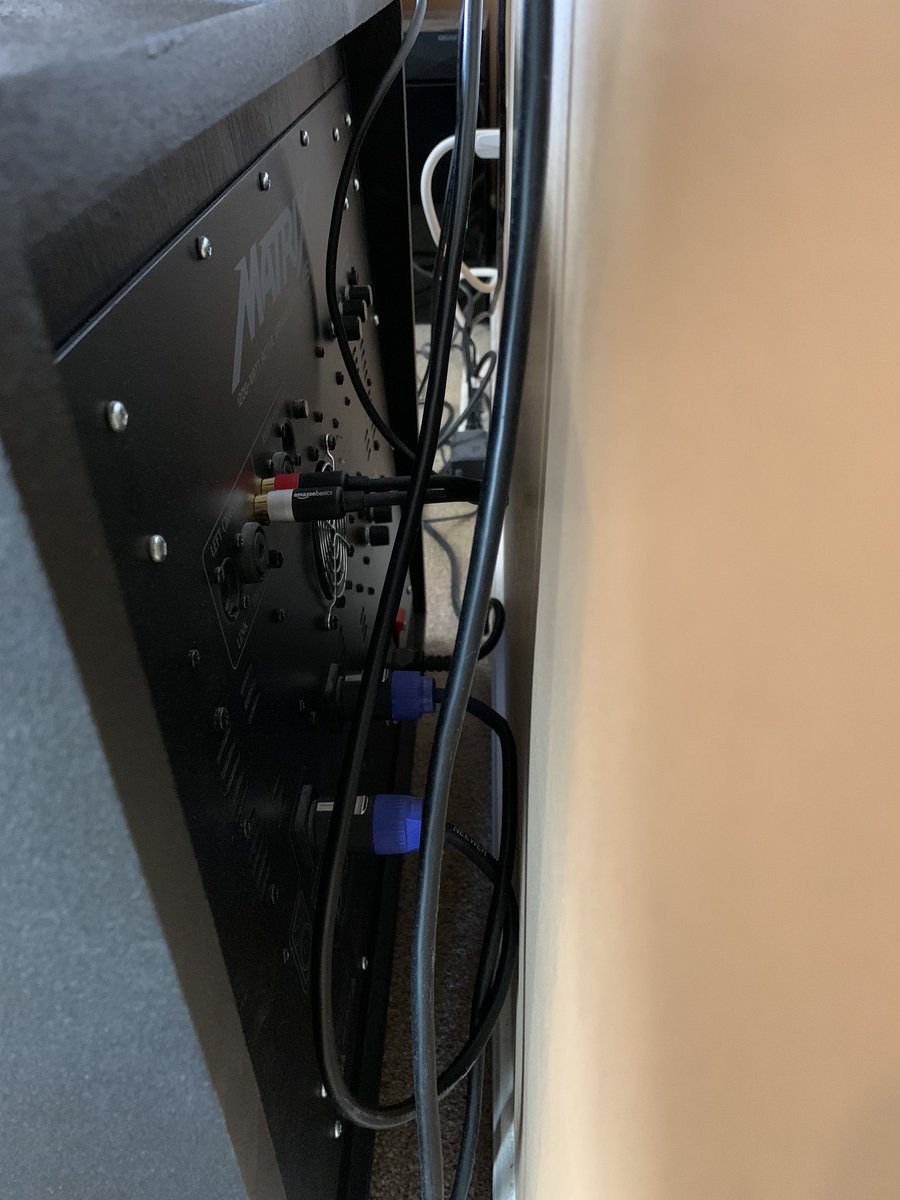 LNWMike's tweet photo. Built the satellites to the sub/amp I built back in the summer. https://t.co/gy10nLx0ki
