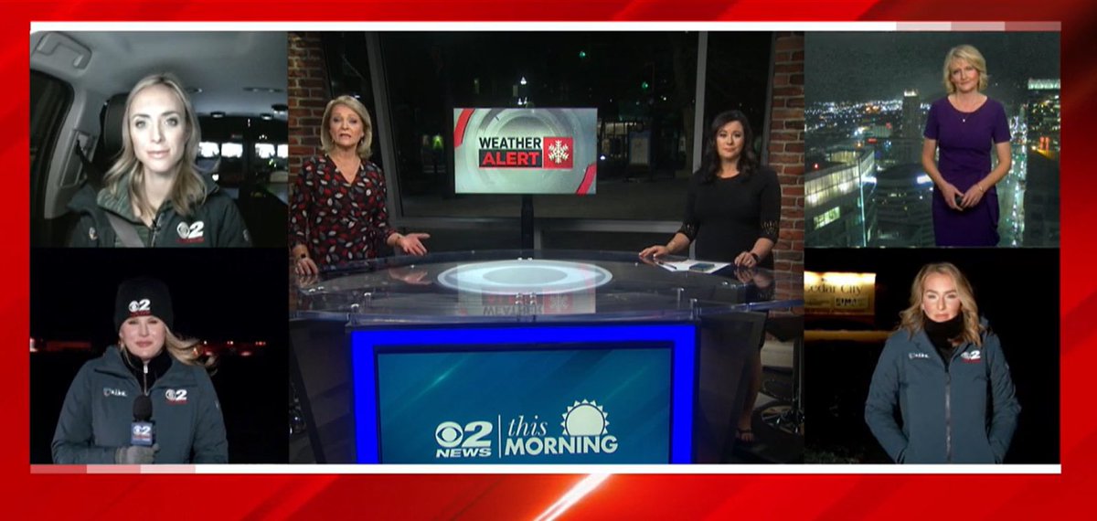 JadeElliottTV's tweet photo. TEAM COVERAGE: Wake up with the women of @KUTV2News! We have you covered on this windy and wintery Wednesday! ❄️ 💨 🥶 #2NewsAM #LadiesShow #GirlPower https://t.co/inE6ANQdwZ