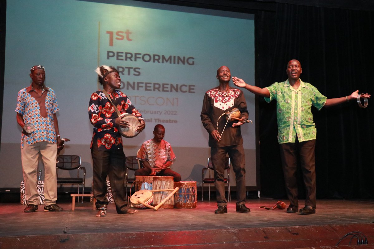 CultureCentreKE's tweet photo. All work and no play makes Jack a dull boy. Afternoon entertainment by Ododa Ensemble #ARTSCON1 #inspiringculturalconnections https://t.co/tO26Qa95mc