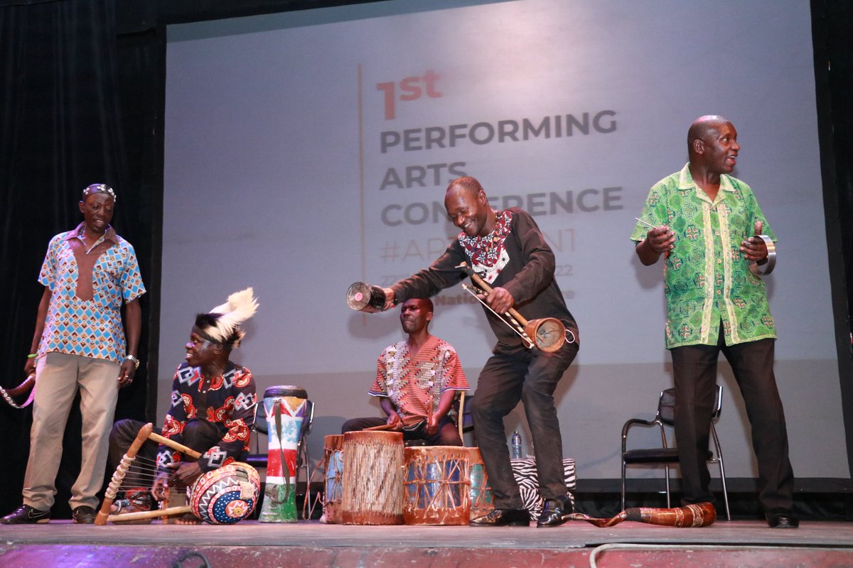 CultureCentreKE's tweet photo. All work and no play makes Jack a dull boy. Afternoon entertainment by Ododa Ensemble #ARTSCON1 #inspiringculturalconnections https://t.co/tO26Qa95mc