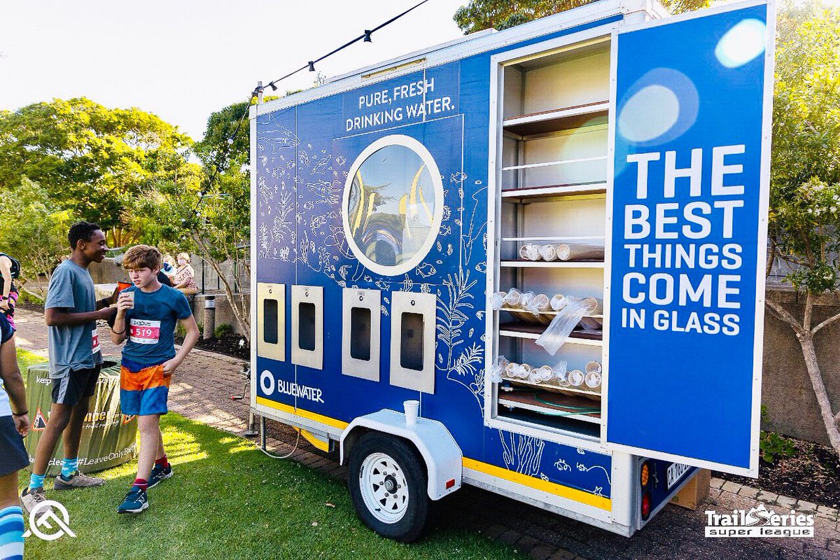 AfricaBluewater's tweet photo. #BluewaterTrailers will be providing pure drinking water refills at the Wildrunner Trail Seriesยฎ Super League event in Stellenbosch this weekend!
๐งRunners will enjoy refreshing water at Idas Valley Nature Area by filling up their own water bottles or the bamboo cups provided. https://t.co/KmfJsBp9vq