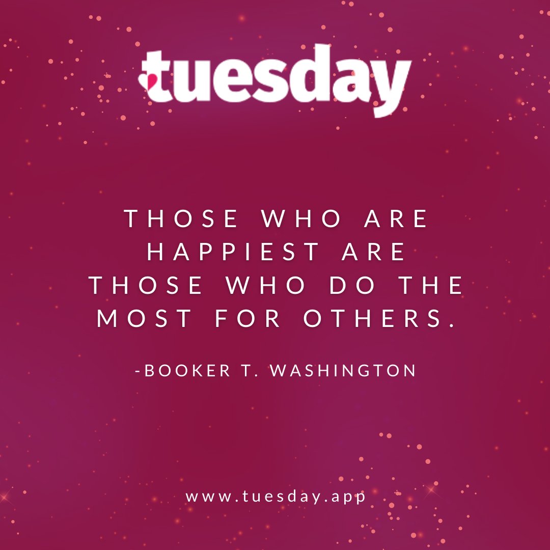 thetuesdayapp's tweet photo. By buying an auction item or making a donation to a cause you love, you are are doing so much for communities you will never meet. Help those who need it most by heading to #TheTuesdayApp. #WednesdayWisdom #TuesdayLove #Donate #OnlineAuction #Bid https://t.co/zYDyBjfHYB