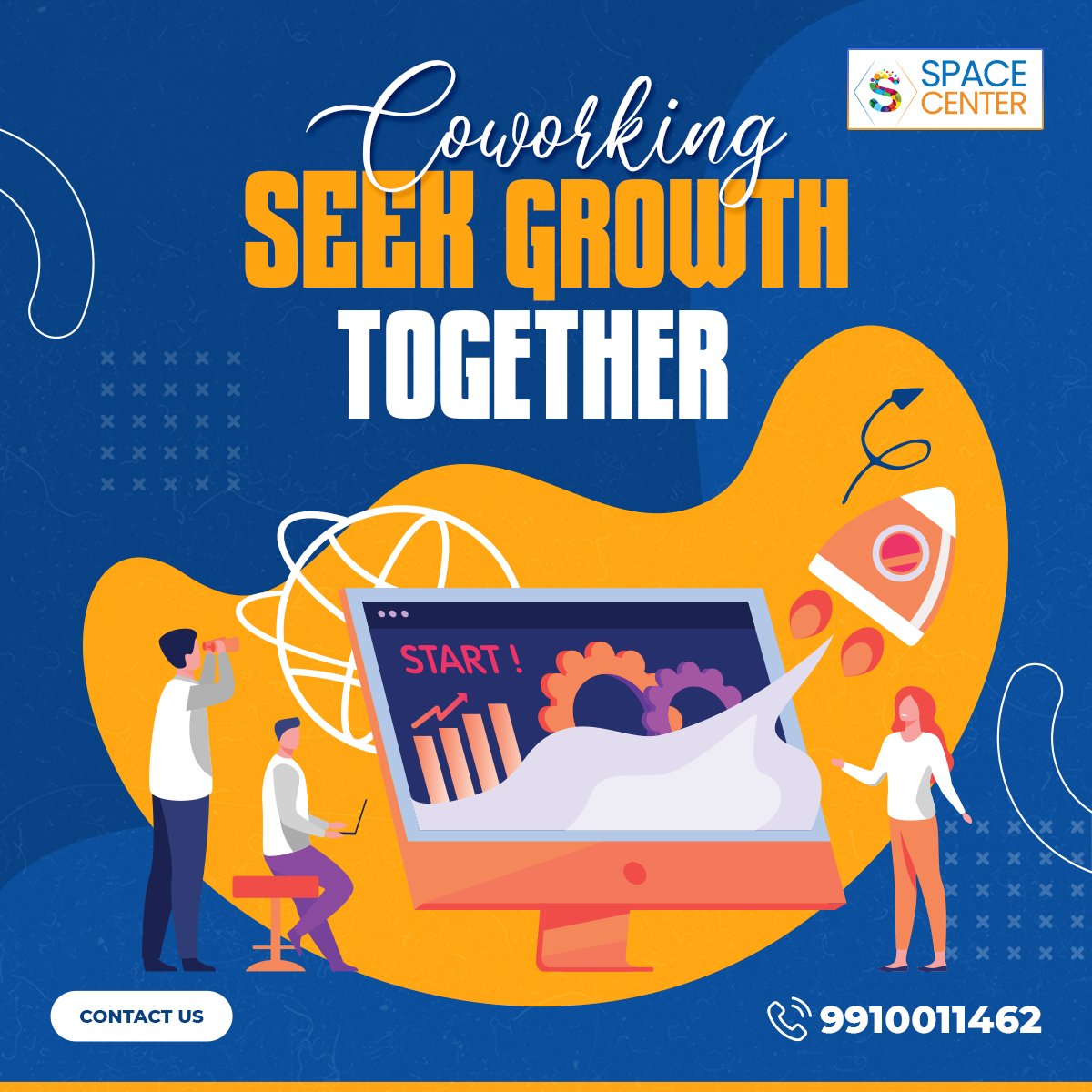SpaceCenter360's tweet photo. Let's seek growth together with Space Center. 

#coworking #coworkingspaces #coworkingoffices #hybrid #hybridoffices #spacecenter #spacecenterfaridabad #work #cowork #growth https://t.co/25MxS0e8UK