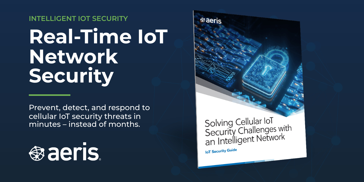 Risks rise as IoT devices go online. Accessible &amp; finite, they’re easy targets for a breach that can compromise your network. The Aeris Intelligent Security Center can help protect devices at the network level: bit.ly/3LW4fsw

#cybersecurity #IoTsecurity #IntelligentIoT