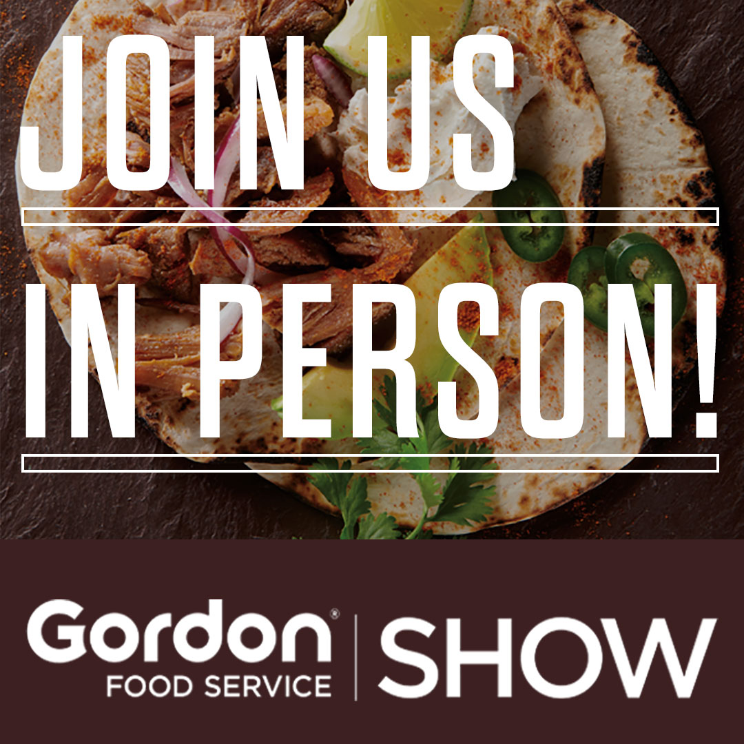 GFSDelivers's tweet photo. We’re back! Our Food Shows are back in person this Spring and we’re so excited to see you there. From live stage seminars to culinary demos, incentives, and more - let our Show experience help your operation grow and thrive. Register here: https://t.co/xcQNPo7bsd https://t.co/Db3KOMYgpQ