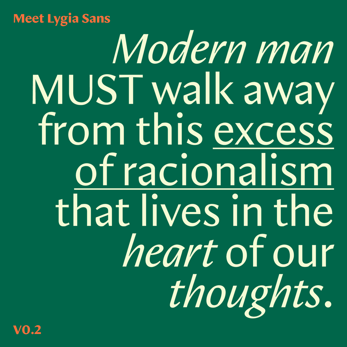 ✨italics are here✨ Lygia Sans v.02 adds Regular Italic, Black Italic, and language support for Portuguese and German. futurefonts.xyz/flaviazim/lygi…