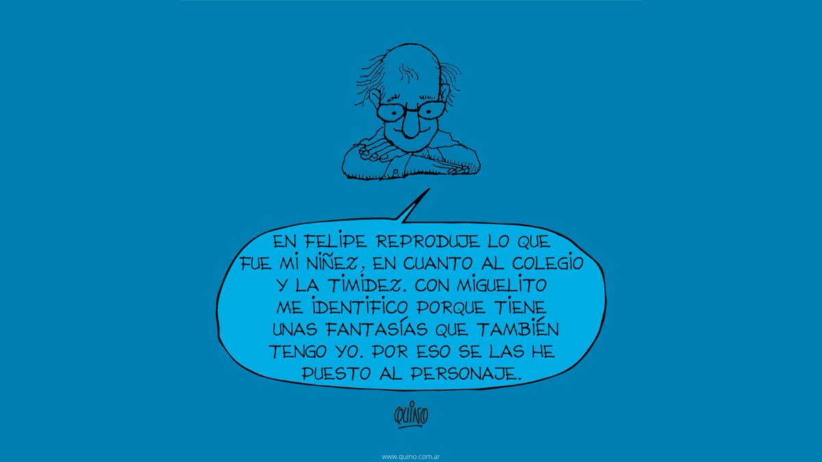 MafaldaDigital's tweet photo. 📌 #Quino se inspiró en algunos rasgos de su personalidad y también en experiencias propias para crear los personajes de #Mafalda. Lo dice en esta cita. https://t.co/s8k5hisCwM