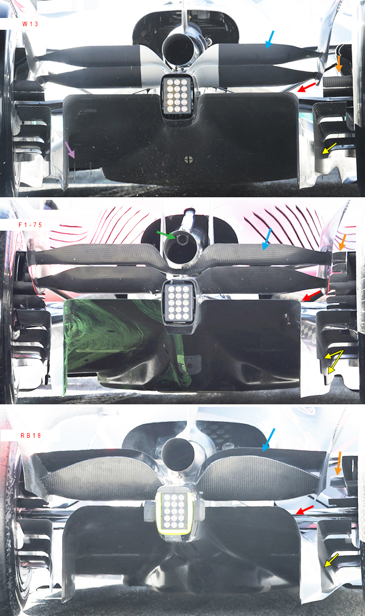 carpentiers_f1's tweet photo. Love to see this diversity 😍 #F1Testing #techF1 https://t.co/z5qi3dERrw