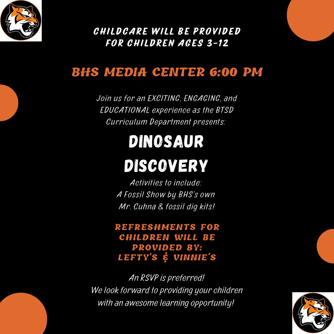 Our second Strategic Planning night will be held on March 8, 2022, at 6:00 PM in the BHS cafeteria.  Virtual participation will be possible and childcare will be provided. To RSVP to this event, click here: forms.gle/moRqpzeGVgpp7j… We look forward to seeing you there!