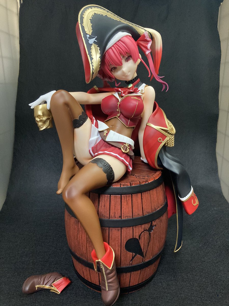 plum_model's tweet image. フジヤマサンカクさんのマリン船長、完成しました！
色々と大変な思いをしましたが、ようやく出来上がって、満足です！

 #マリンのお宝 
 #宝鐘マリン