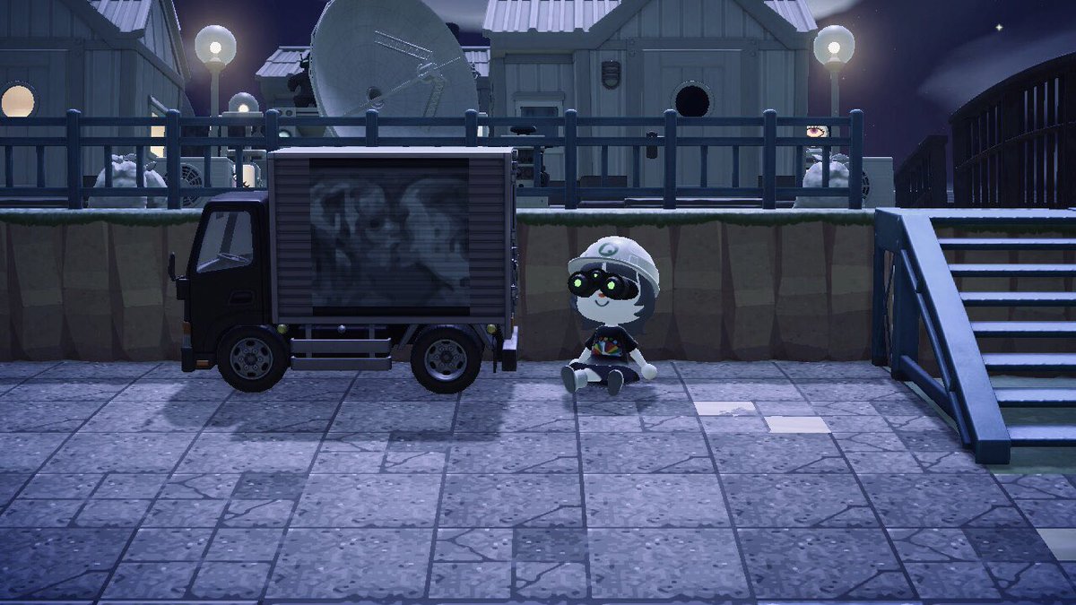 近くで見るとガタガタだけど熱いチッスを上げました
#ACNH #ACNHDesign