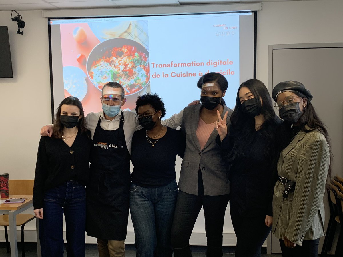 Let’s Go la #masterclass de la Transformation digitale de la cuisine à domicile ⚡️🧑🏼‍🍳 

#commeunchef #mbadmb #TransfoNum