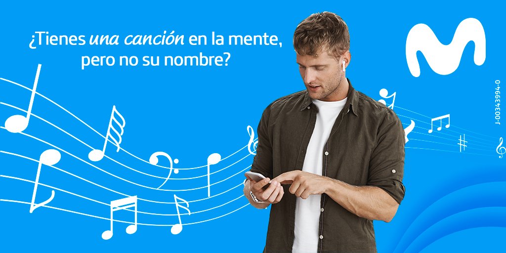 MovistarVe's tweet photo. Te traemos a #Midomi, solo canta una parte de la canción o tararea y te ayudará a conseguirla. https://t.co/cemuDXf6dl