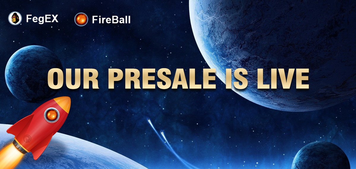 Fireball_Office's tweet photo. 📢Our presale is live

Hard cap: 25BNB
Soft cap: 10BNB
Min contribution: 0.1 BNB
Max contribution: 0.5 BNB

Contract：0x953d150c5b01bbc87cabcc473ab34d9cd58aad8c

Presale link:https://t.co/DO5pu03PuE
@FEGtoken @FEG_Exchange  @Ste_Cha_FEG 
#SmartRocks  #DeFi  #BNB  #BSC  $FEG $ROX https://t.co/vKETqlplL9